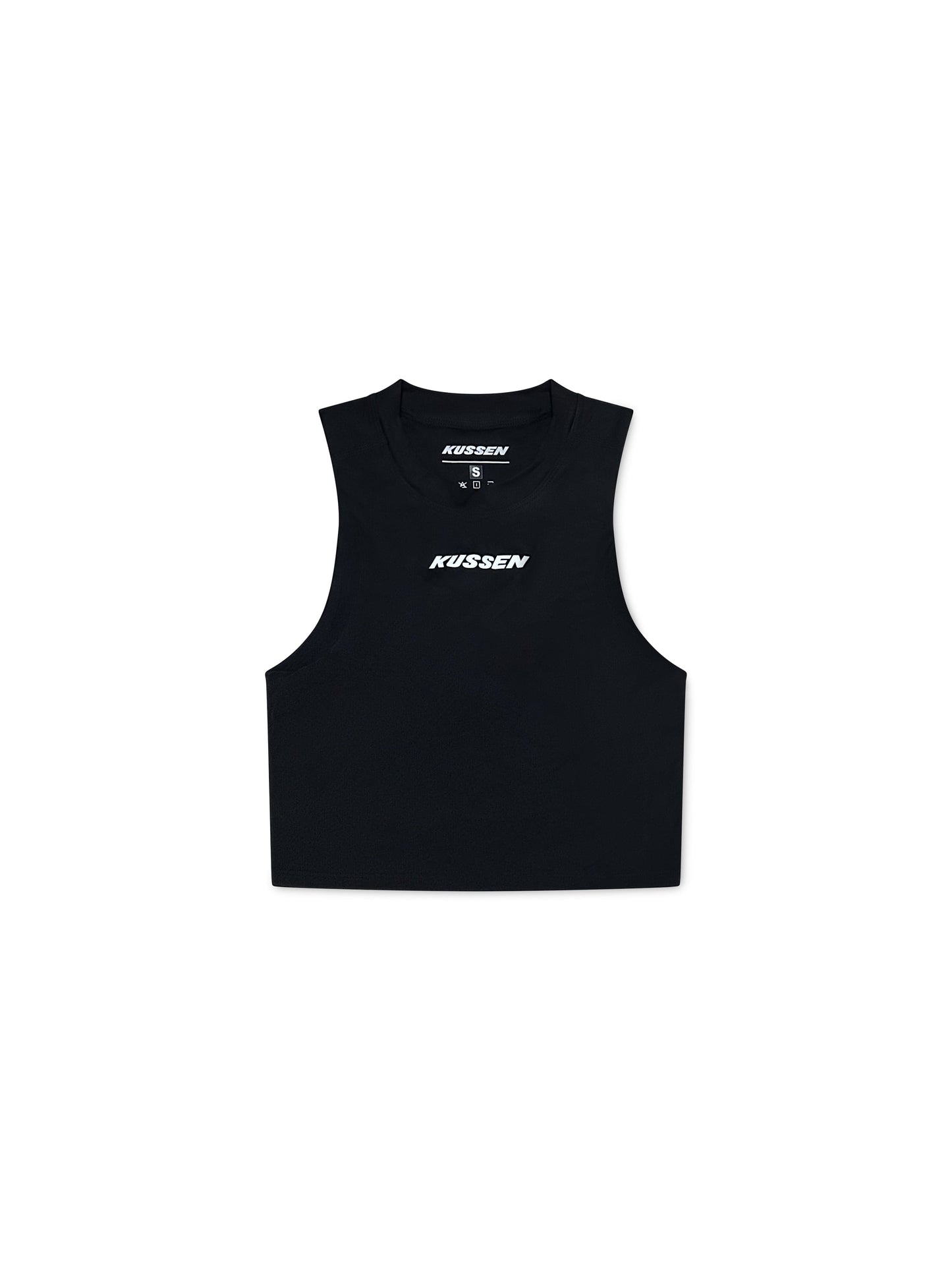 FRAME CROP TOP BLACK