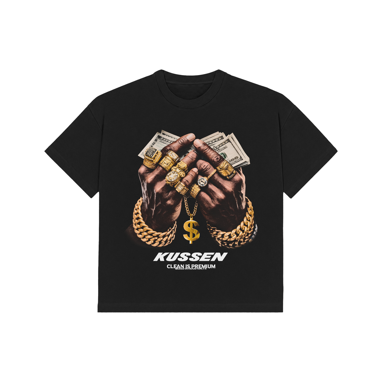 CORE MONEY HANDS T-SHIRT BLACK