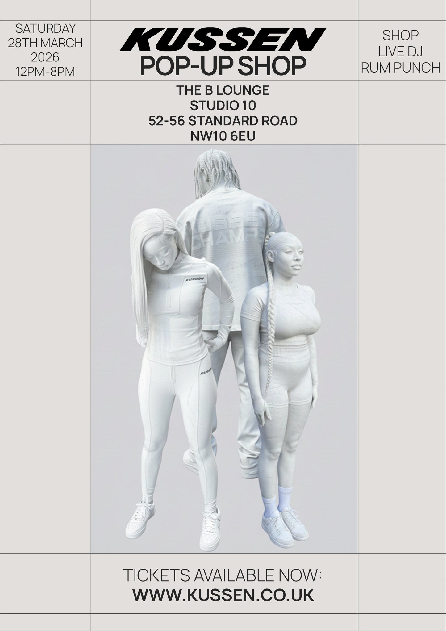 KUSSEN POP-UP SHOP TICKET - Kussen LTD
