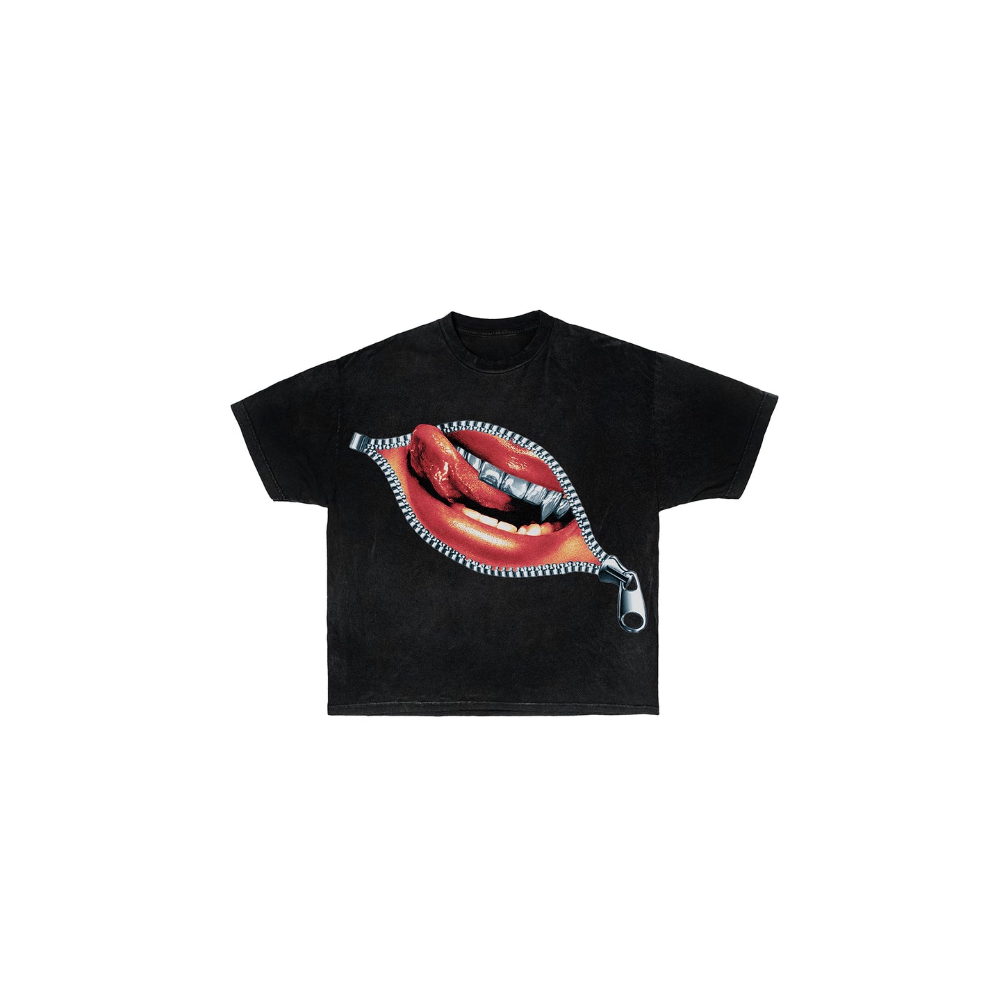 CORE ZIP LOCK T-SHIRT BLACK
