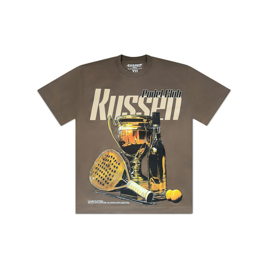 CORE CLUB DE PADEL T-SHIRT TAUPE - Kussen LTD