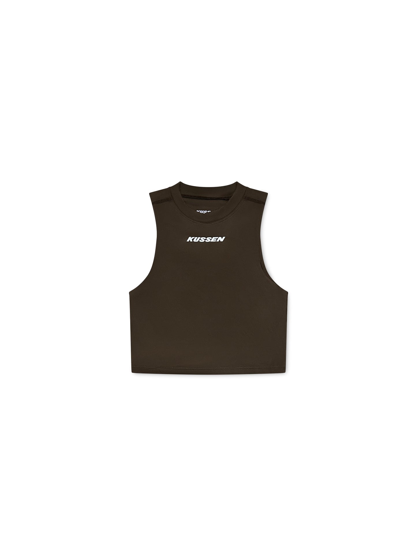 SL FRAME CROP TOP BROWN