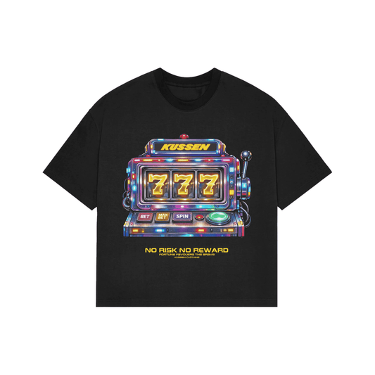 CORE JACKPOT T-SHIRT BLACK - Kussen LTD