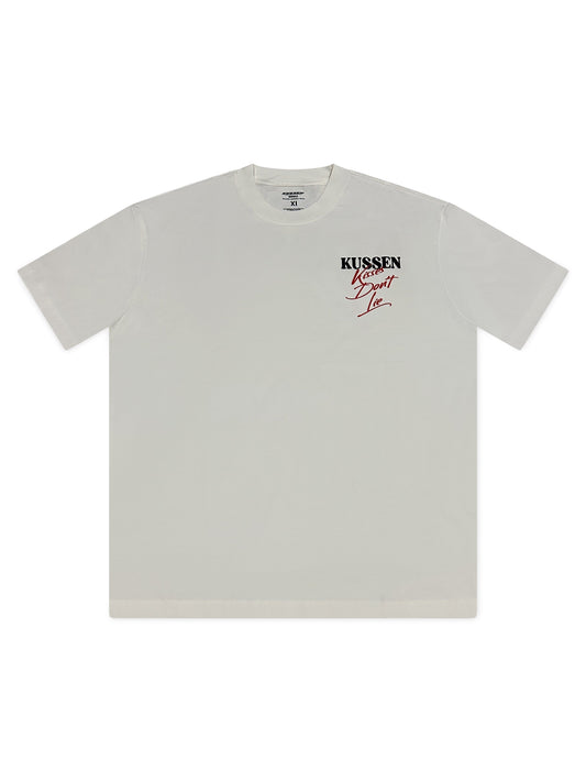 CC KISSES DON'T LIE T-SHIRT WHITE