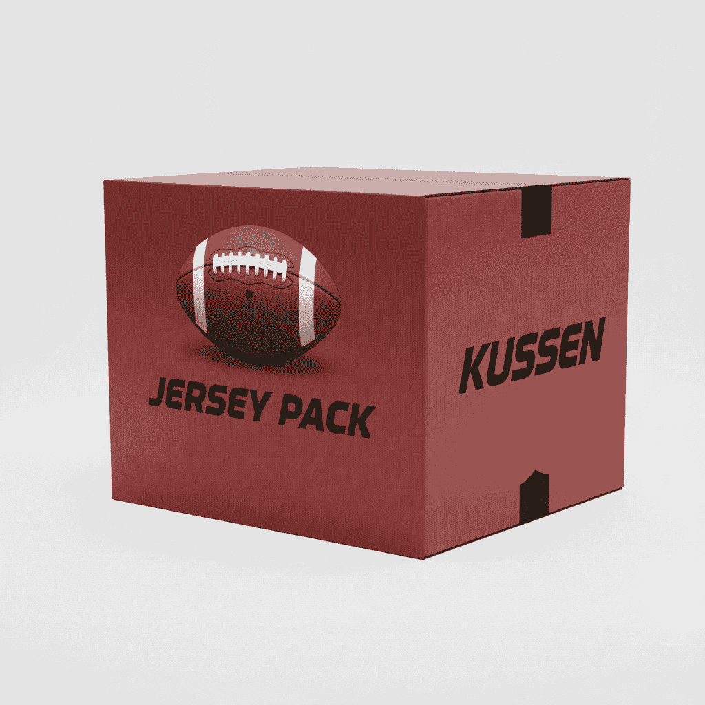 Jersey Pack box with American football