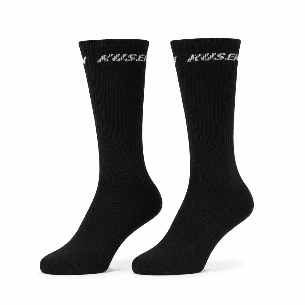 ESSENTIAL JACQUARD SOCKS BLACK