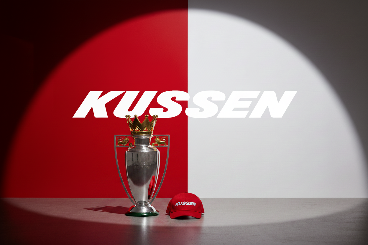 Kussen Red Hat & Premier League Trophy Scene