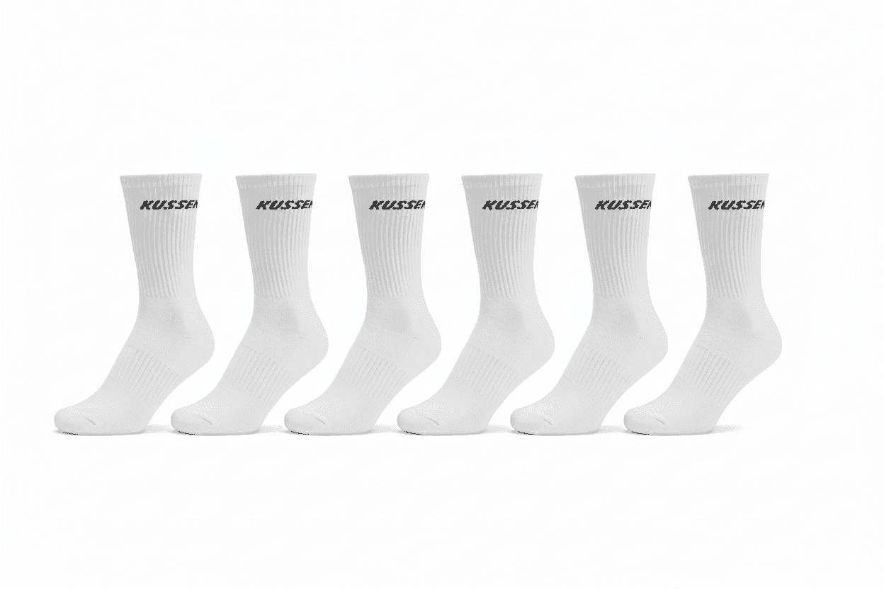 Kussen White Socks 6-Pack