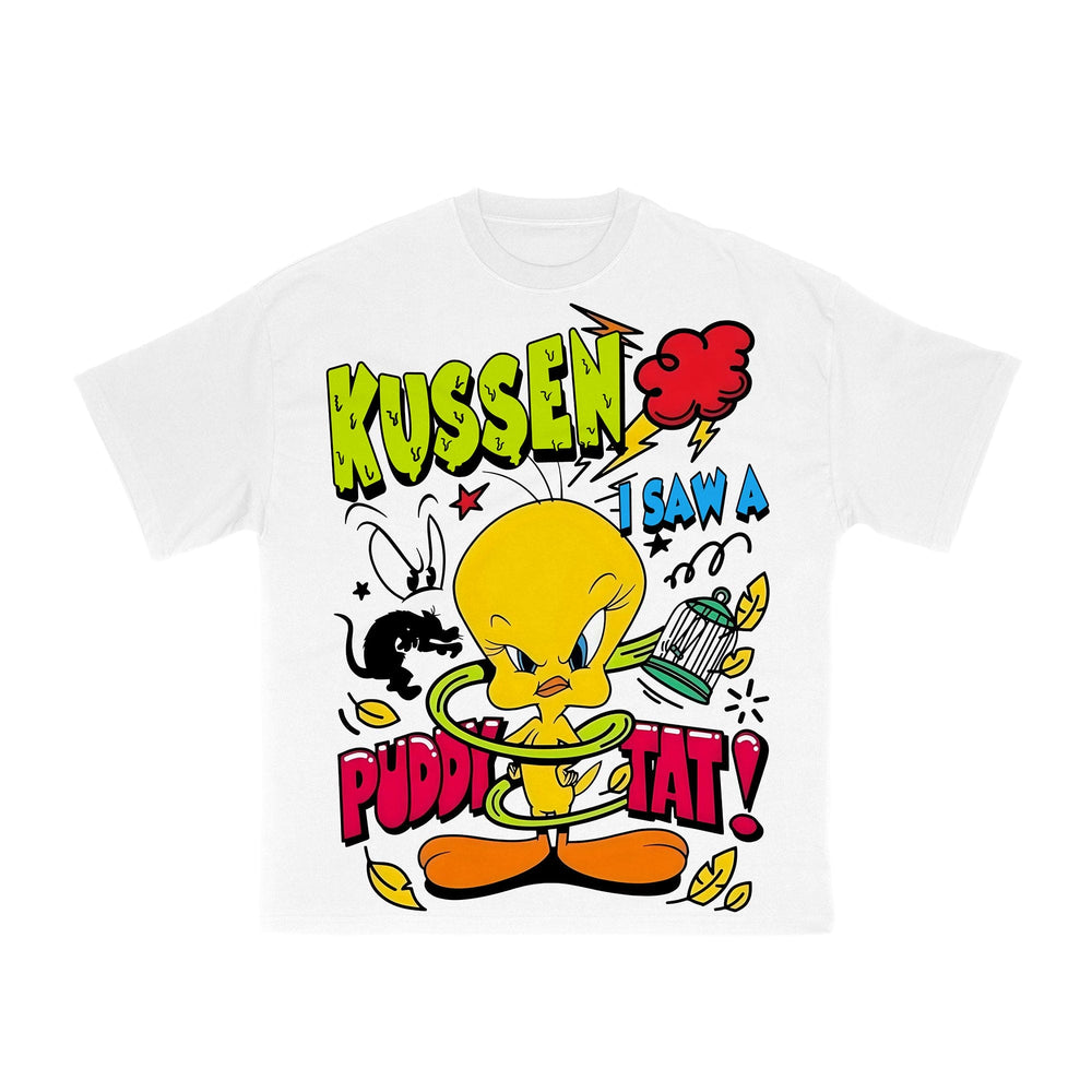 CORE TWEETY PIE T-SHIRT WHT - Kussen LTD